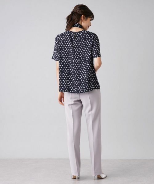 Leilian / レリアン シャツ・ブラウス | リボンベルト付きイニシャルロゴブラウス【ROCHAS Premiere】 | 詳細3