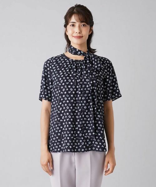 Leilian / レリアン シャツ・ブラウス | リボンベルト付きイニシャルロゴブラウス【ROCHAS Premiere】 | 詳細4