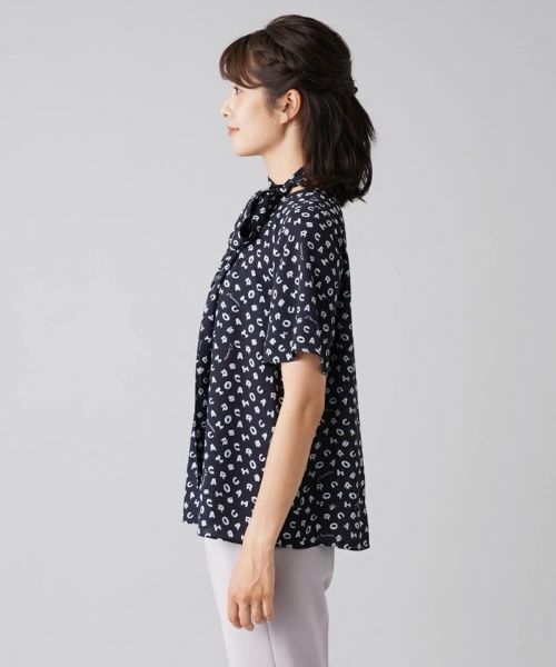 Leilian / レリアン シャツ・ブラウス | リボンベルト付きイニシャルロゴブラウス【ROCHAS Premiere】 | 詳細5