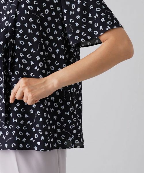 Leilian / レリアン シャツ・ブラウス | リボンベルト付きイニシャルロゴブラウス【ROCHAS Premiere】 | 詳細9