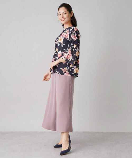 Leilian / レリアン シャツ・ブラウス | フラワープリントブラウス【ROCHAS Premiere】 | 詳細2