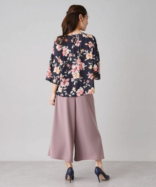 Leilian / レリアン シャツ・ブラウス | フラワープリントブラウス【ROCHAS Premiere】 | 詳細3