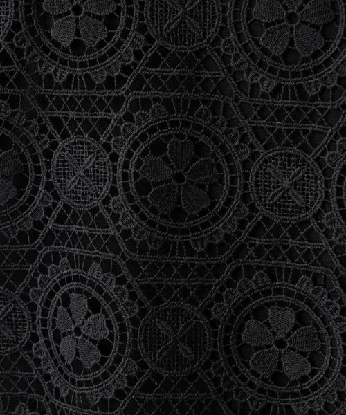 Leilian / レリアン カットソー | 幾何学調レース切替クルーネックカットソー【ROCHAS Premiere】 | 詳細10
