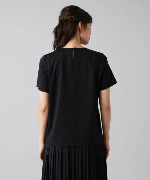 Leilian / レリアン カットソー | 幾何学調レース切替クルーネックカットソー【ROCHAS Premiere】 | 詳細6