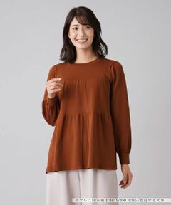 Leilian / レリアン ニット・セーター | 洗えるフレアニットプルオーバー