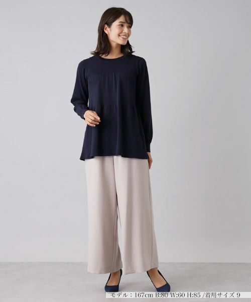 Leilian / レリアン ニット・セーター | 洗えるフレアニットプルオーバー | 詳細1