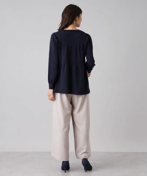 Leilian / レリアン ニット・セーター | 洗えるフレアニットプルオーバー | 詳細3