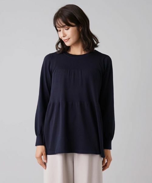 Leilian / レリアン ニット・セーター | 洗えるフレアニットプルオーバー | 詳細4