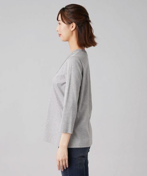 Leilian / レリアン ニット・セーター | 柄編みニット切替プルオーバー | 詳細5