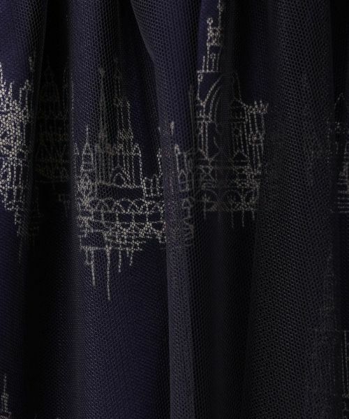 Leilian / レリアン ミニ・ひざ丈スカート | 総柄プリントフレアスカート | 詳細10