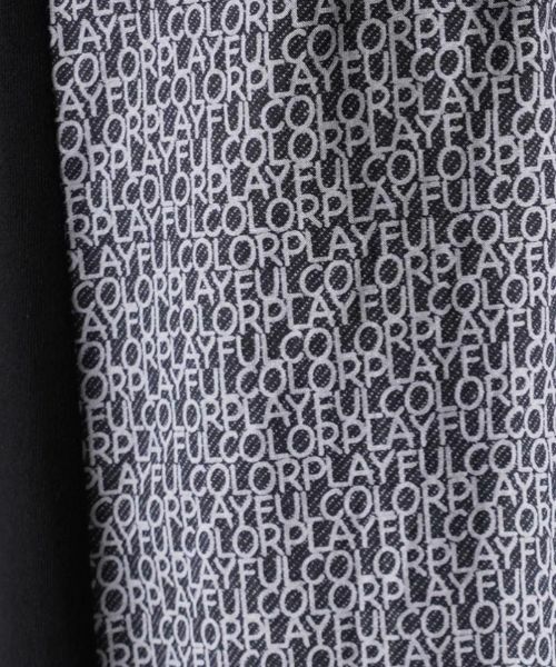 Leilian / レリアン シャツ・ブラウス | フリルネックロゴ切替半袖プルオーバー | 詳細9