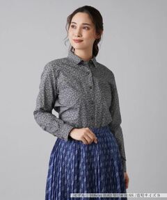 Leilian / レリアン シャツ・ブラウス | 総柄プリントシャツ