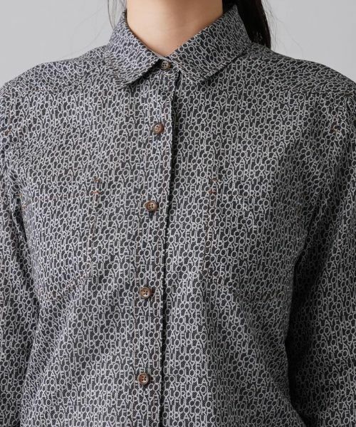 Leilian / レリアン シャツ・ブラウス | 総柄プリントシャツ | 詳細7