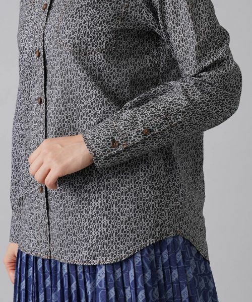 Leilian / レリアン シャツ・ブラウス | 総柄プリントシャツ | 詳細8