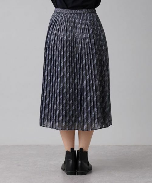 Leilian / レリアン ロング・マキシ丈スカート | 総柄プリーツスカート | 詳細6