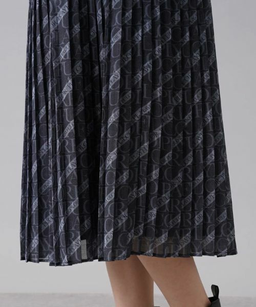 Leilian / レリアン ロング・マキシ丈スカート | 総柄プリーツスカート | 詳細8