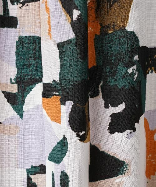 Leilian / レリアン シャツ・ブラウス | ジオメトリック柄チュニックブラウス | 詳細10