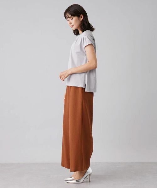 Leilian / レリアン カットソー | ビジューキーネックカットソー | 詳細12