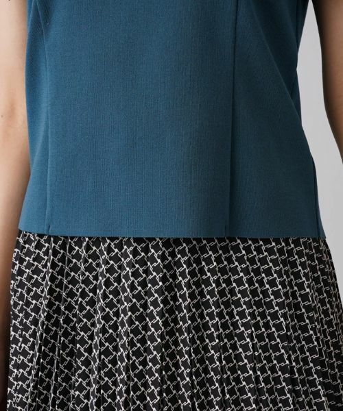 Leilian / レリアン ニット・セーター | カバーショルダー切替ニットプルオーバー | 詳細11