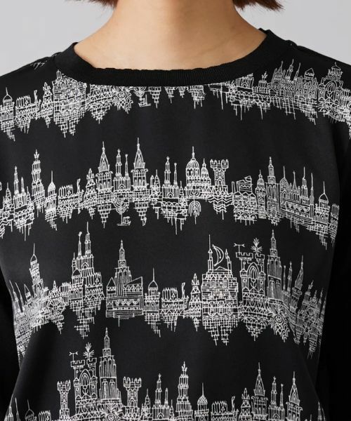 Leilian / レリアン ニット・セーター | フロント切替9分袖ニットプルオーバー | 詳細7