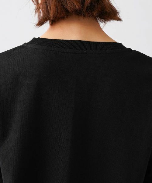 Leilian / レリアン ニット・セーター | フロント切替9分袖ニットプルオーバー | 詳細8