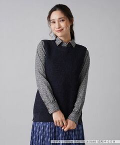 Leilian / レリアン テーラードジャケット | ニットベスト