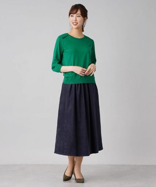 Leilian / レリアン ニット・セーター | ショルダーボタンクルーネックニット | 詳細13