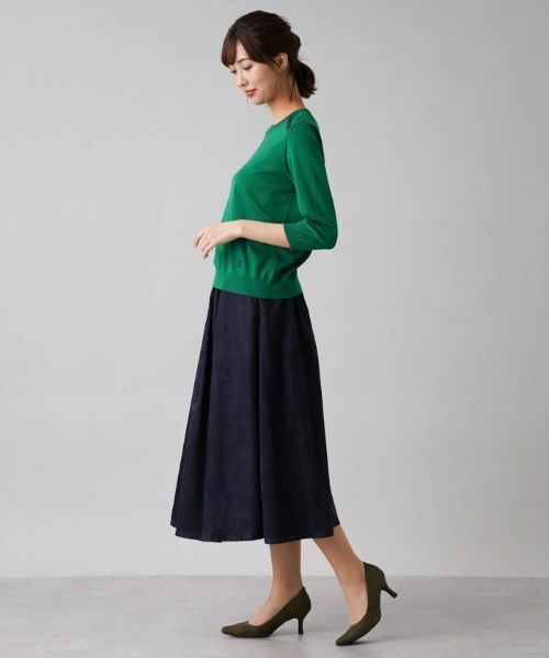 Leilian / レリアン ニット・セーター | ショルダーボタンクルーネックニット | 詳細14