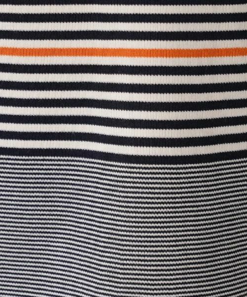 Leilian / レリアン ニット・セーター | マルチボーダー7分袖ニット | 詳細11