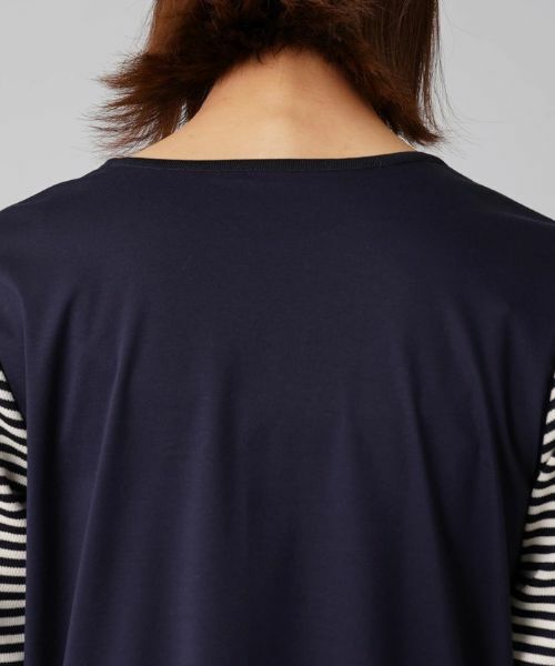 Leilian / レリアン ニット・セーター | マルチボーダー7分袖ニット | 詳細8