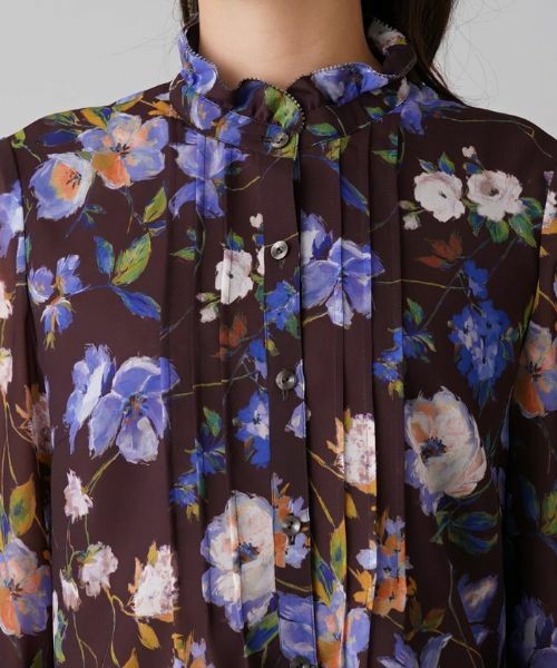 Leilian / レリアン シャツ・ブラウス | フラワー長袖ブラウス | 詳細10