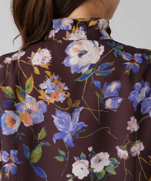Leilian / レリアン シャツ・ブラウス | フラワー長袖ブラウス | 詳細11