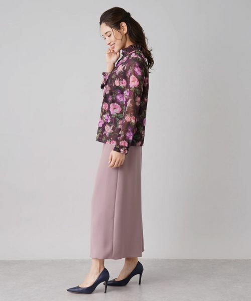 Leilian / レリアン シャツ・ブラウス | フラワー長袖ブラウス | 詳細2