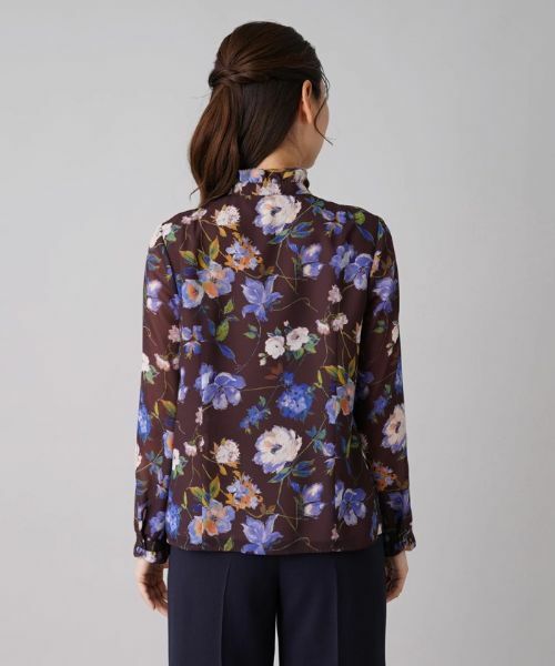 Leilian / レリアン シャツ・ブラウス | フラワー長袖ブラウス | 詳細9