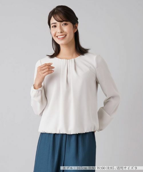 Leilian / レリアン シャツ・ブラウス | ブラウス【セレモニー】(ライトグレー)