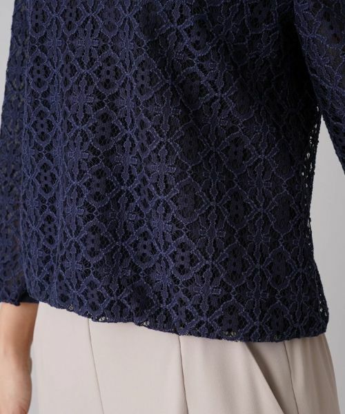 Leilian / レリアン シャツ・ブラウス | 7分袖レースブラウス【セレモニー】 | 詳細10