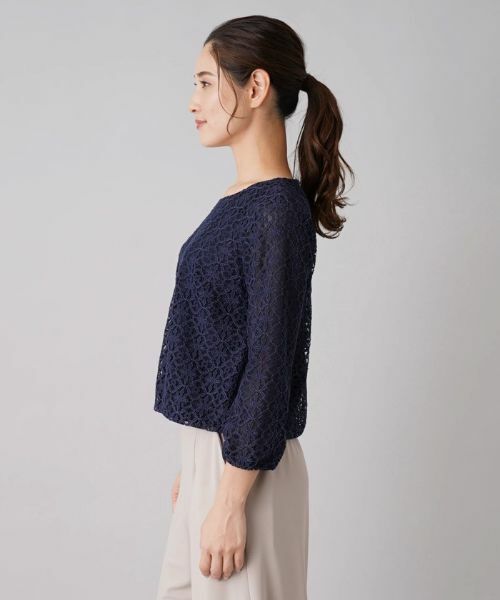 Leilian / レリアン シャツ・ブラウス | 7分袖レースブラウス【セレモニー】 | 詳細5