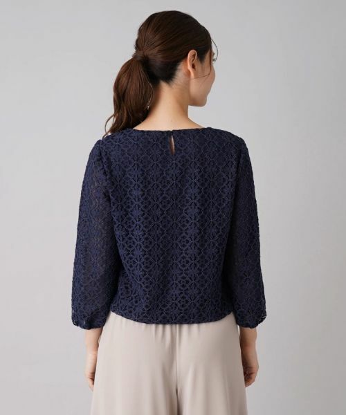 Leilian / レリアン シャツ・ブラウス | 7分袖レースブラウス【セレモニー】 | 詳細6