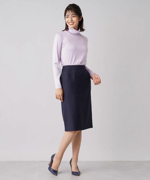 Leilian / レリアン ミニ・ひざ丈スカート | ミディタイトスカート【LORO PIANA】 | 詳細12