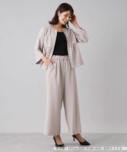 Leilian / レリアン その他パンツ | イージーワイドパンツ | 詳細1