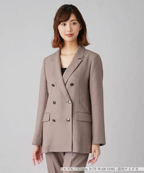 Leilian / レリアン テーラードジャケット | ダブルブレステッドジャケット | 詳細2