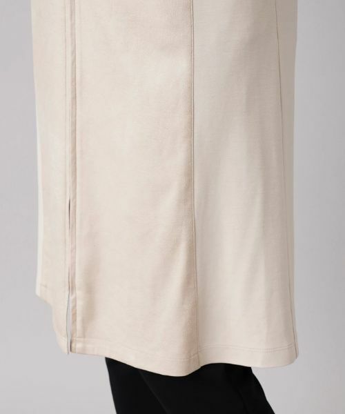 Leilian / レリアン テーラードジャケット | フロントジップ切替ロングジレ | 詳細10