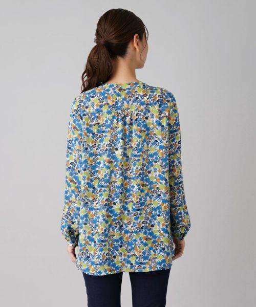 Leilian / レリアン シャツ・ブラウス | 小花柄チュニックブラウス | 詳細6