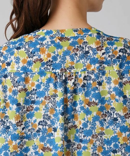 Leilian / レリアン シャツ・ブラウス | 小花柄チュニックブラウス | 詳細8