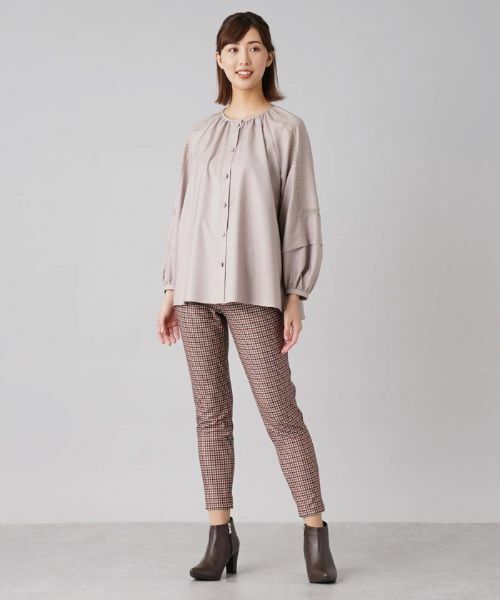 Leilian / レリアン その他パンツ | リバーシブルストレッチパンツ | 詳細10