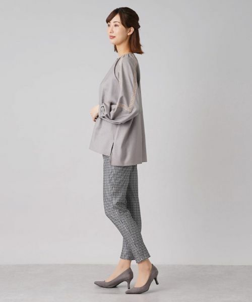 Leilian / レリアン その他パンツ | リバーシブルストレッチパンツ | 詳細2