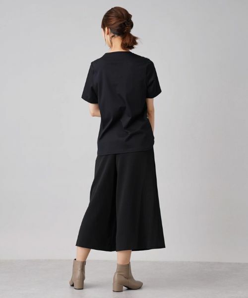 Leilian / レリアン シャツ・ブラウス | 3Dプリントフリルギンガム切替カットソー | 詳細3