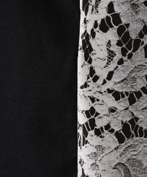 Leilian / レリアン シャツ・ブラウス | バックプリントレースカットソー | 詳細11