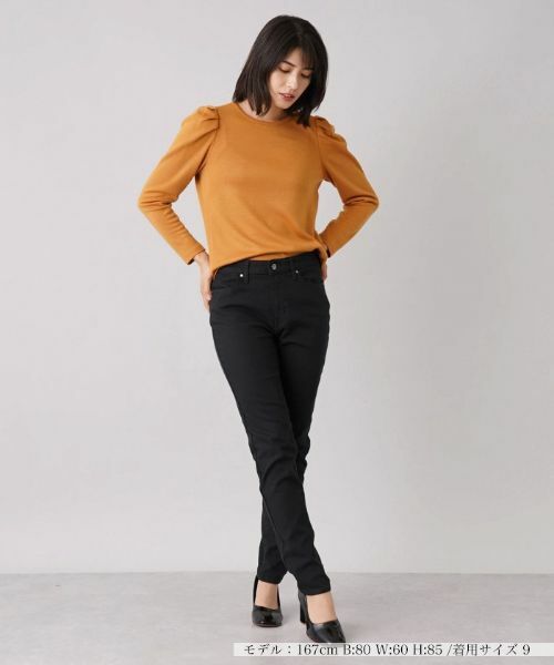 Leilian / レリアン デニムパンツ | 【あったか素材】スキニーデニムパンツ【L JEANS】 | 詳細1