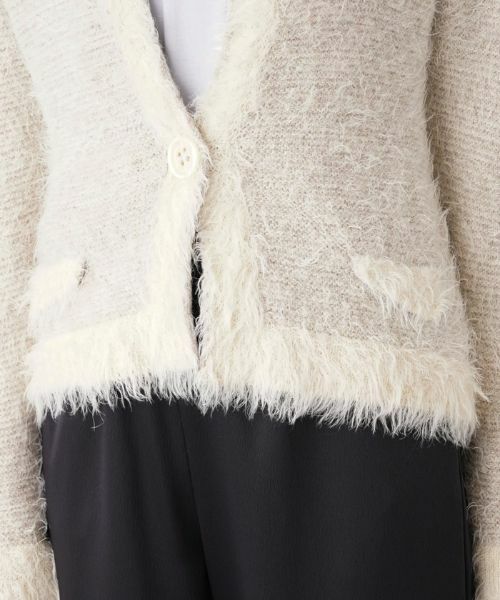 Leilian / レリアン テーラードジャケット | 起毛ニットジャケット | 詳細13